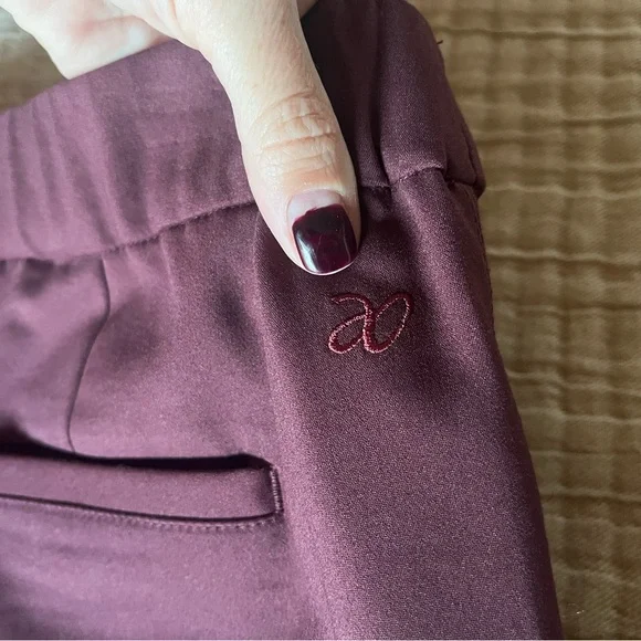ADAY Rebellion Tailored Pants, Merlot - Picture 7 of 11